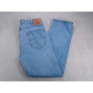 LEVIS 505 Jeans Mens Size 36x31 (Tag 38x32) Regular Fit Straight Leg Medium Wash